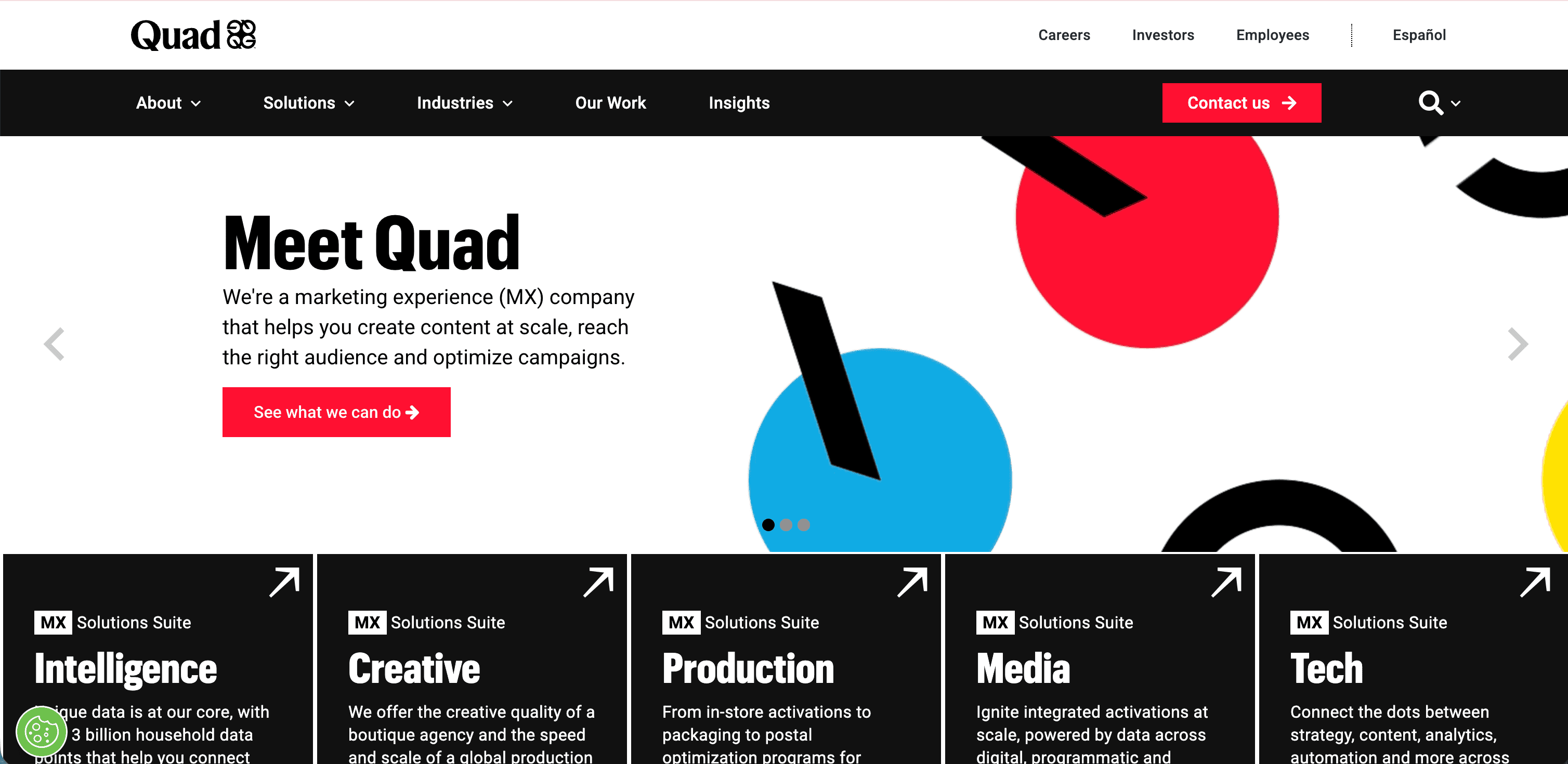 Quad Insights — Editorial intelligence hub for a B2B marketing leader.